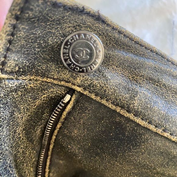 Chanel Calfskin Jean Trousers - Picture 6 of 7